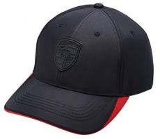Бейсболка Porsche Textiles Baseball Cap, Unisex, Black/Red, OSFA